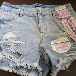 New Blue Spice high waist shorts 9